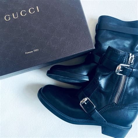 motor gucci|Gucci moto boots.